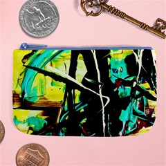 Dance Of Oil Towers 5 Large Coin Purse by bestdesignintheworld