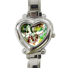 Doves Matchmaking 12 Heart Italian Charm Watch by bestdesignintheworld