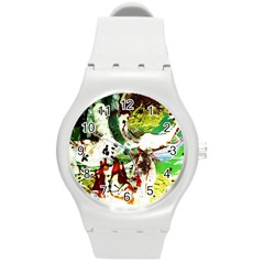 Doves Matchmaking 12 Round Plastic Sport Watch (m) by bestdesignintheworld