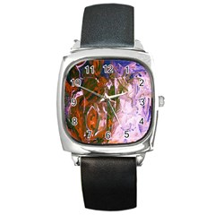 Close To Pinky,s House 12 Square Metal Watch by bestdesignintheworld