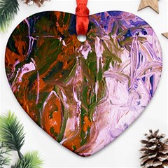 Close To Pinky,s House 12 Heart Ornament (two Sides) by bestdesignintheworld