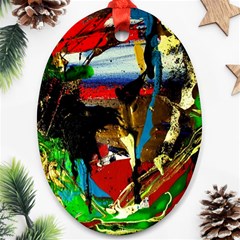 Catalina Island Not So Far 7 Oval Ornament (two Sides) by bestdesignintheworld