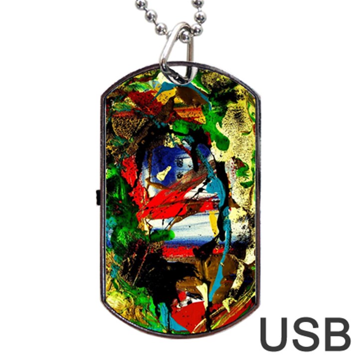 Catalina Island Not So Far 5 Dog Tag USB Flash (Two Sides)