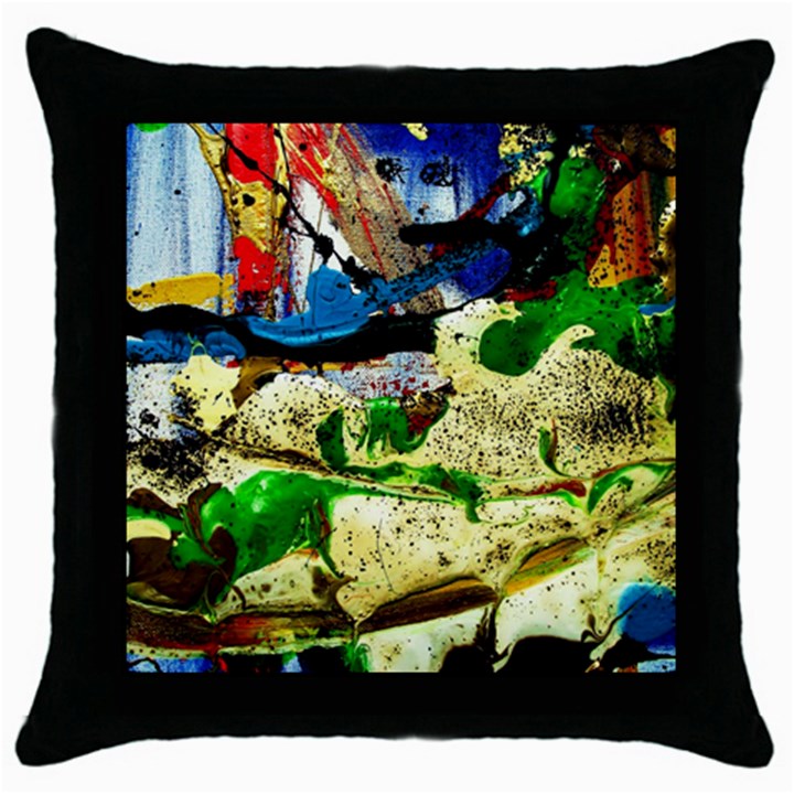 Catalina Island Not So Far 4 Throw Pillow Case (Black)