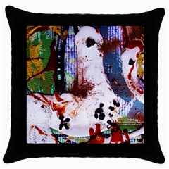 Doves Match 1 Throw Pillow Case (Black)