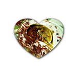 Doves Matchmaking 3 Rubber Coaster (Heart)  Front