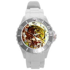 Doves Matchmaking 3 Round Plastic Sport Watch (l) by bestdesignintheworld