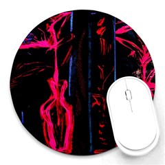 Calligraphy Round Mousepads by bestdesignintheworld