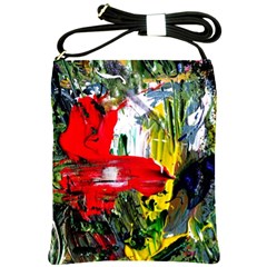 Bow Of Scorpio Before A Butterfly 2 Shoulder Sling Bags by bestdesignintheworld