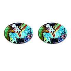 Woman Spirit Cufflinks (oval) by bestdesignintheworld