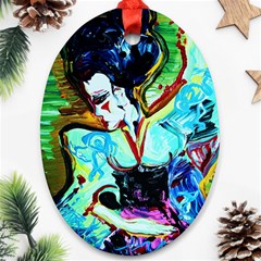 Woman Spirit Oval Ornament (two Sides) by bestdesignintheworld