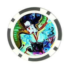 Woman Spirit Poker Chip Card Guard by bestdesignintheworld