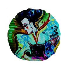 Woman Spirit Standard 15  Premium Flano Round Cushions by bestdesignintheworld