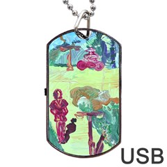 Trail 1 Dog Tag Usb Flash (two Sides) by bestdesignintheworld