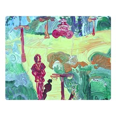 Trail 1 Double Sided Flano Blanket (large) 