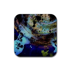 Blue Options 3 Rubber Coaster (Square) 