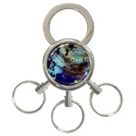 Blue Options 3 3-Ring Key Chains Front