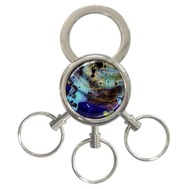 Blue Options 3 3-Ring Key Chains