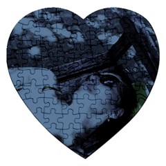 ?? ???????? - On A Bench Jigsaw Puzzle (heart) by bestdesignintheworld