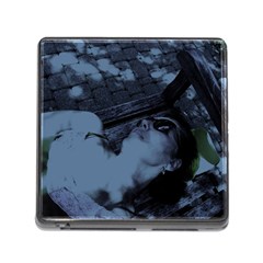 ?? ???????? - On A Bench Memory Card Reader (square) by bestdesignintheworld