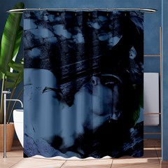 ?? ???????? - On A Bench Shower Curtain 60  X 72  (medium)  by bestdesignintheworld