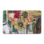 Sunflowers And Lamp Magnet (Rectangular) Front