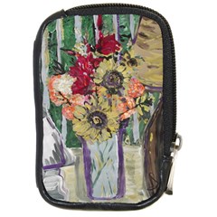 Sunflowers And Lamp Compact Camera Cases by bestdesignintheworld