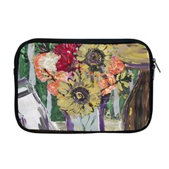 Sunflowers And Lamp Apple Macbook Pro 17  Zipper Case by bestdesignintheworld