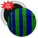 Stripes 3  Magnets (100 pack) Front