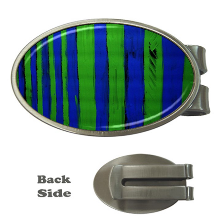 Stripes Money Clips (Oval) 