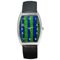 Stripes Barrel Style Metal Watch by bestdesignintheworld