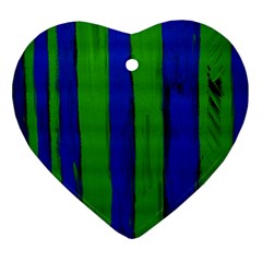 Stripes Heart Ornament (two Sides) by bestdesignintheworld