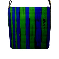 Stripes Flap Messenger Bag (l)  by bestdesignintheworld