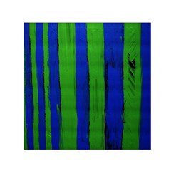 Stripes Small Satin Scarf (square)