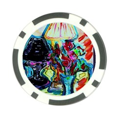 Still Life With Two Lamps Poker Chip Card Guard (10 Pack) by bestdesignintheworld