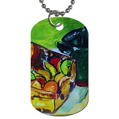 Still Life With A Pig Bank Dog Tag (two Sides) by bestdesignintheworld