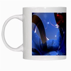 Spheres With Horns 3d White Mugs