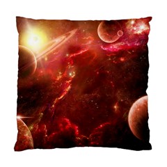 Space Red Standard Cushion Case (one Side) by Sapixe