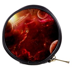 Space Red Mini Makeup Bags by Sapixe