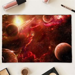 Space Red Cosmetic Bag (xxl)  by Sapixe