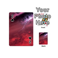 Storm Clouds And Rain Molten Iron May Be Common Occurrences Of Failed Stars Known As Brown Dwarfs Playing Cards 54 (mini)  by Sapixe