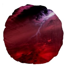 Storm Clouds And Rain Molten Iron May Be Common Occurrences Of Failed Stars Known As Brown Dwarfs Large 18  Premium Round Cushions by Sapixe