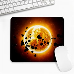 Sun Man Large Mousepads by Sapixe