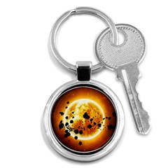 Sun Man Key Chains (round)  by Sapixe