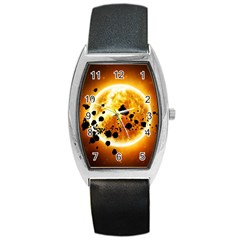 Sun Man Barrel Style Metal Watch by Sapixe