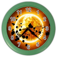 Sun Man Color Wall Clocks by Sapixe