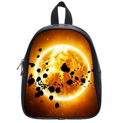 Sun Man School Bag (small) by Sapixe