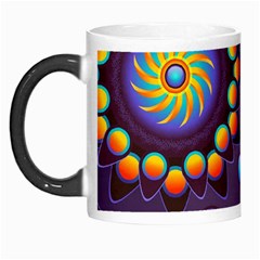 Texture Background Flower Pattern Morph Mugs by Sapixe