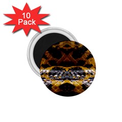 Textures Snake Skin Patterns 1.75  Magnets (10 pack) 