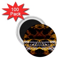 Textures Snake Skin Patterns 1.75  Magnets (100 pack) 